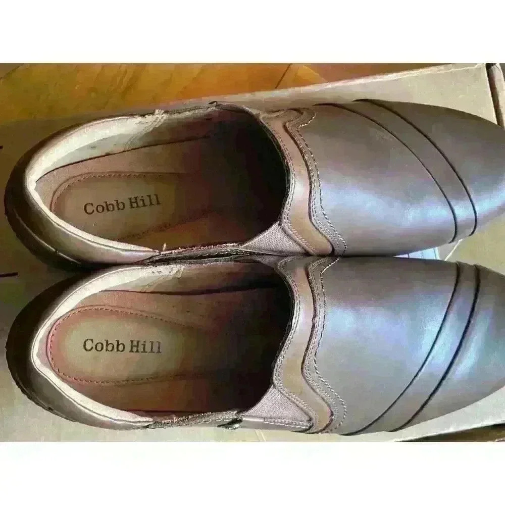 New! Cobb Hill Women's Laurel Slip-on Pump in Bark Leather Size 9.5 MSRP $130 - Picture 11 of 11